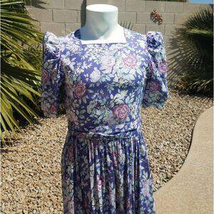 Vintage Laura Ashley Prairie Dress